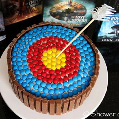 Archery Target Birthday Cake