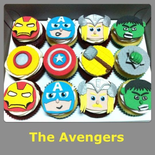 Avengers Cupcake Cake Avengers Cupcake Cake