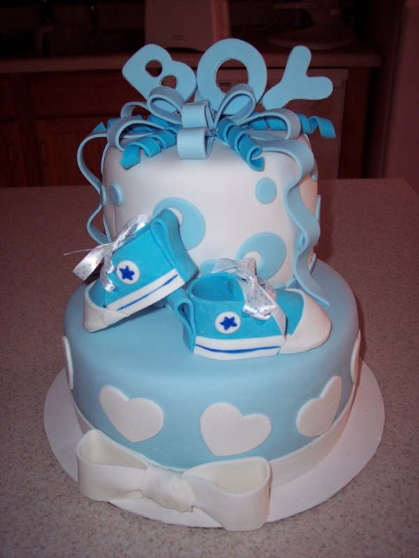 Baby Boy Shower Cake