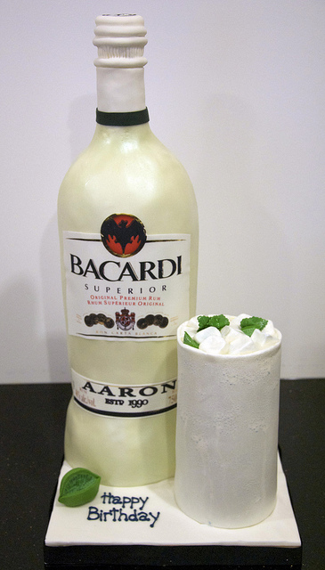 Bacardi Bottle Cake Bacardi Bottle Cake