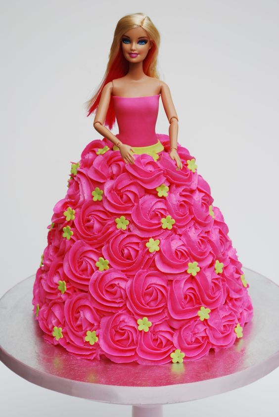 Barbie Doll Birthday Cake