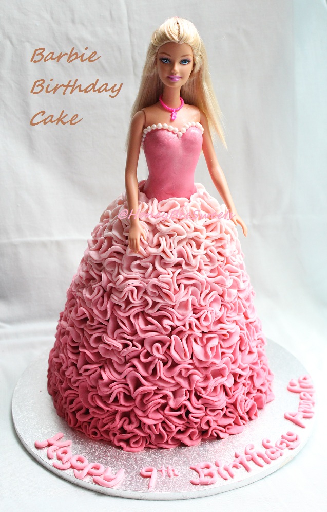 Barbie Dress Birthday Cake