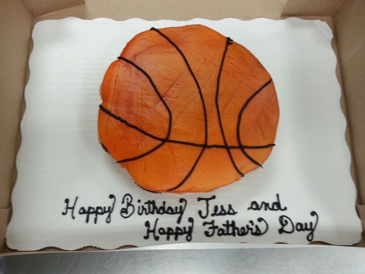 Basketball Cupcake Cake