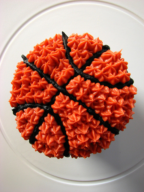 Basketball Cupcakes