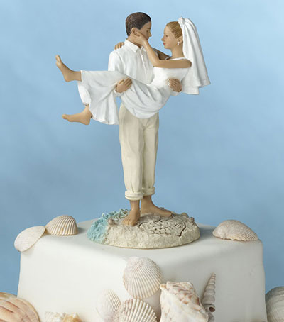 Beach Wedding Cake Topper