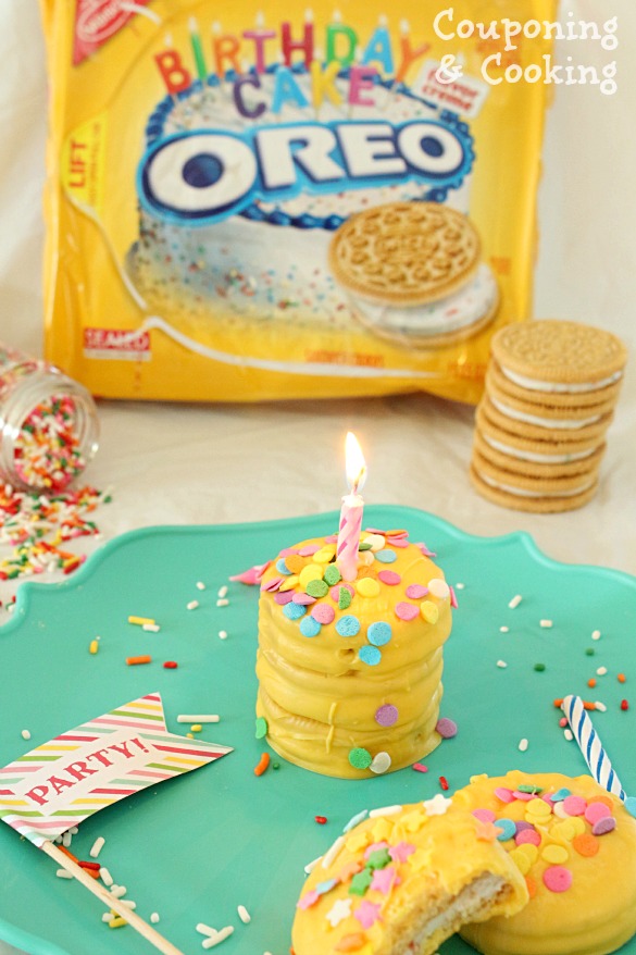 Birthday Cake Golden Oreos