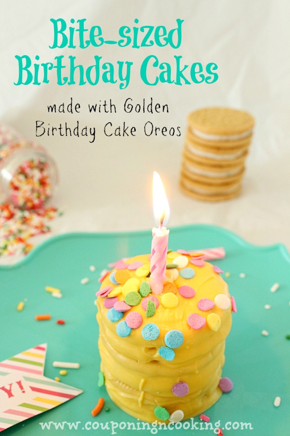 Birthday Cake Golden Oreos