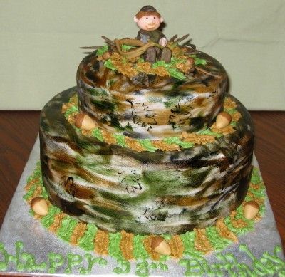 Bow Deer Hunter Birthday Cakes