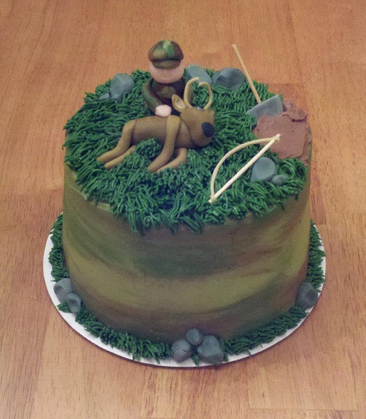 Bow Hunting Birthday Cake