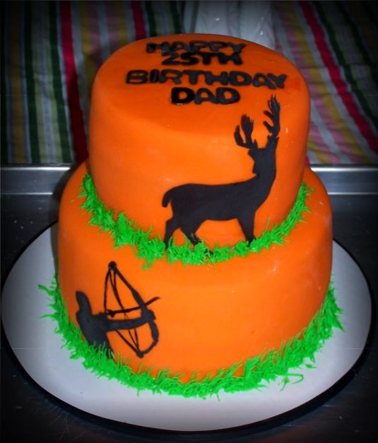 Bow Hunting Birthday Cake