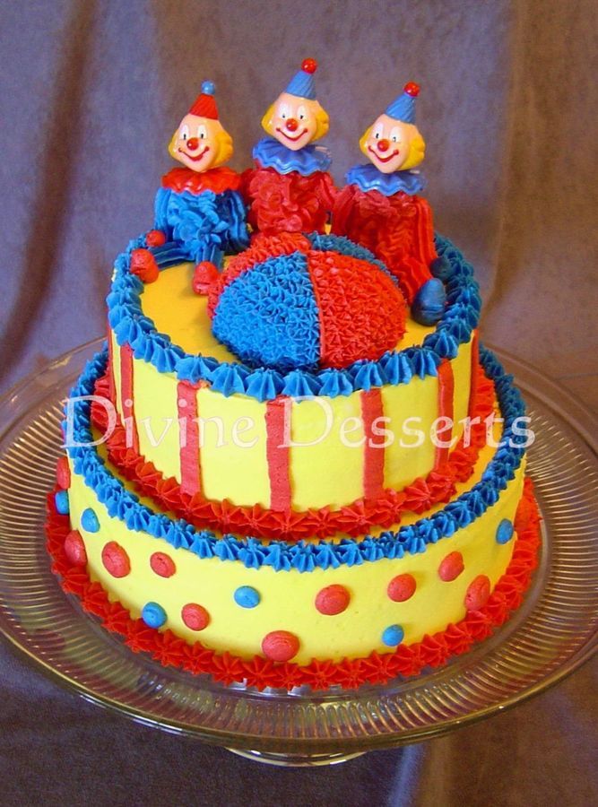 Buttercream Circus Cake