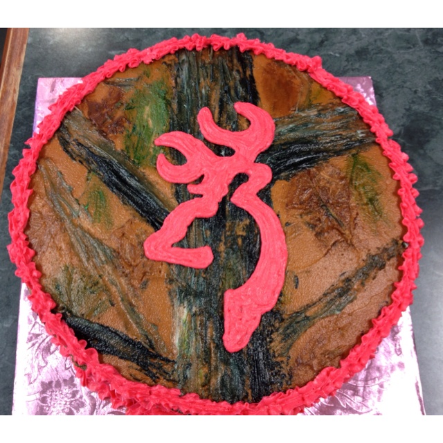 Camo Birthday Cake Camo Birthday Cake