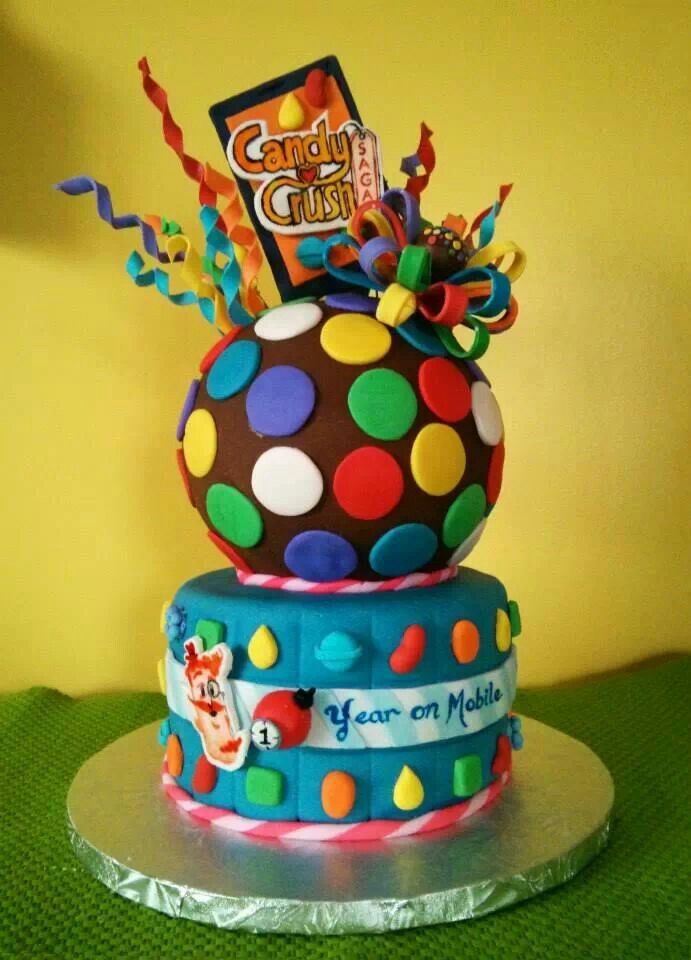 9 Photos of Candy Crush Saga Cakes Gallery