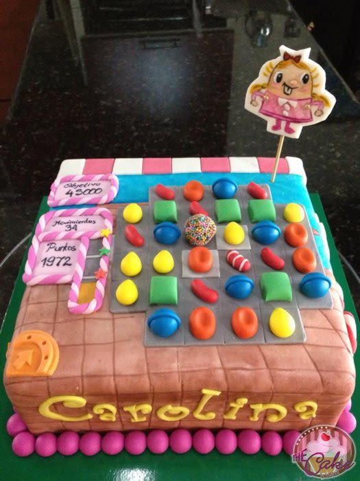 Candy Crush Saga Cake