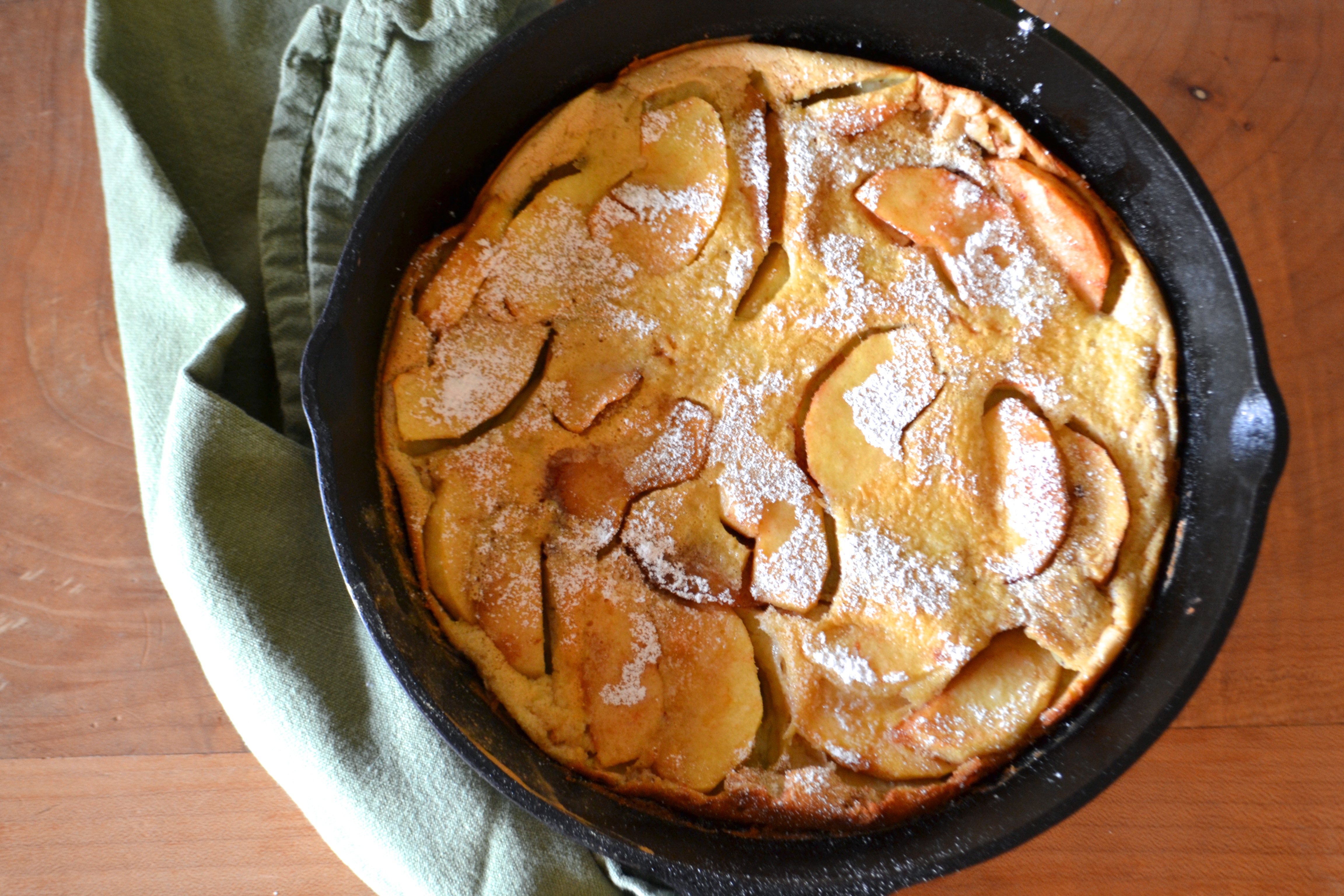 Cast Iron Skillet Apple Pancake