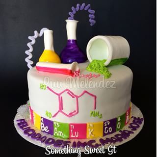 Chemistry Birthday Cake
