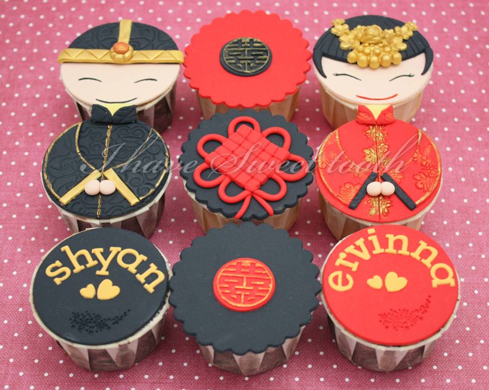 Chinese Wedding Cupcakes