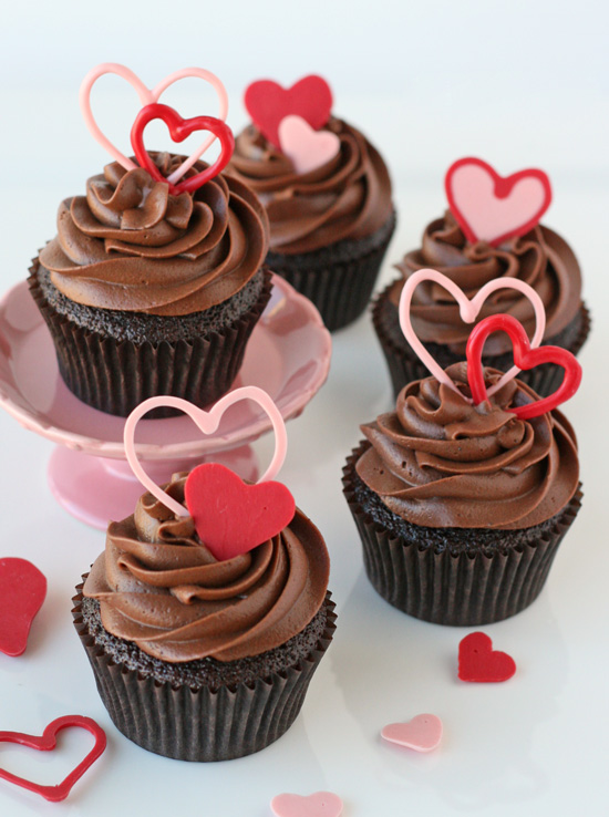 Chocolate Heart Cupcakes Chocolate Heart Cupcakes