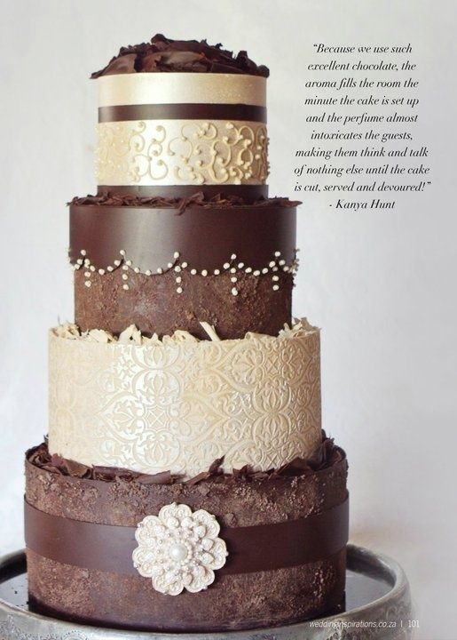 Chocolate Wedding Cake