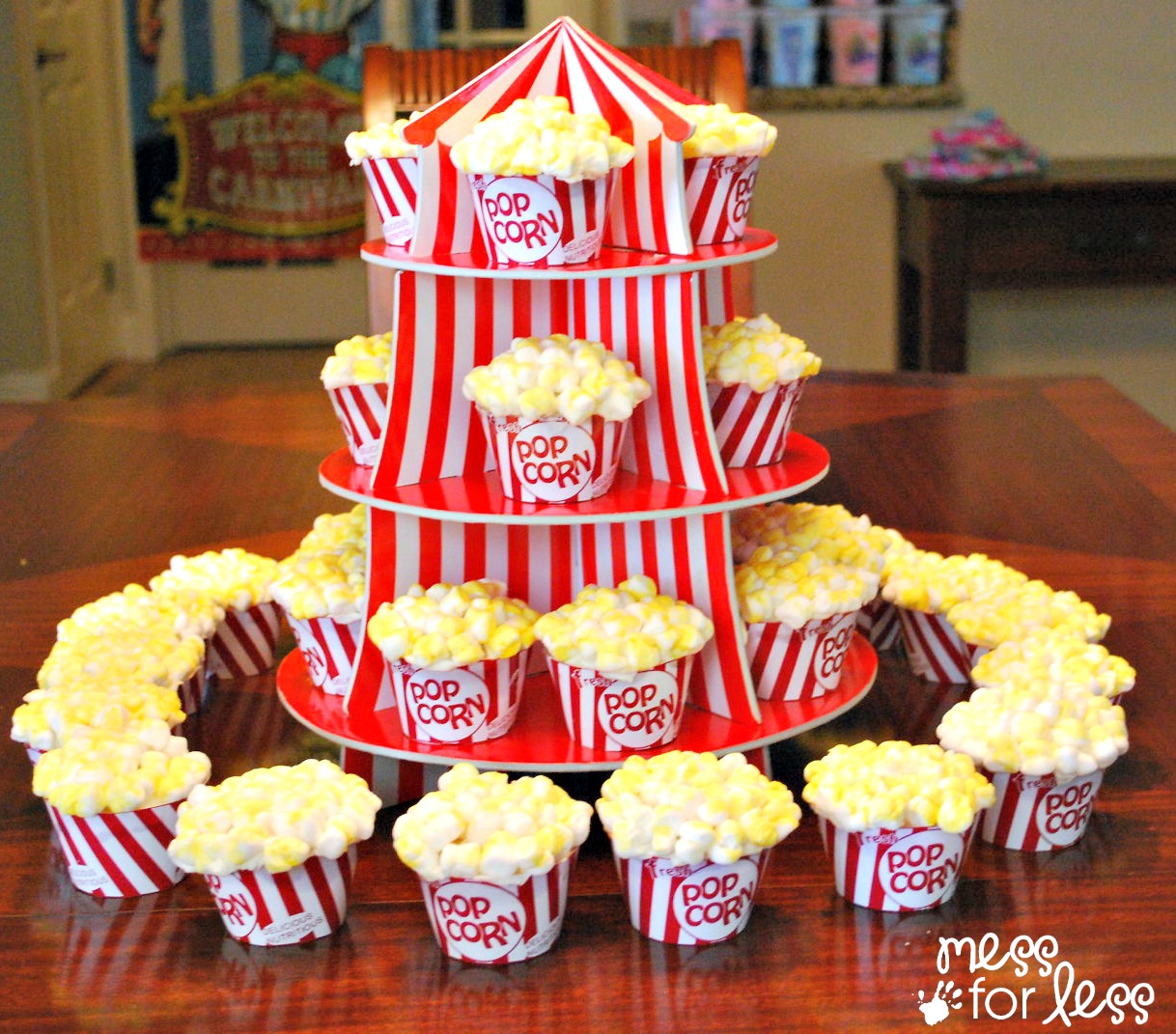 Circus Themed Party Cupcake Ideas