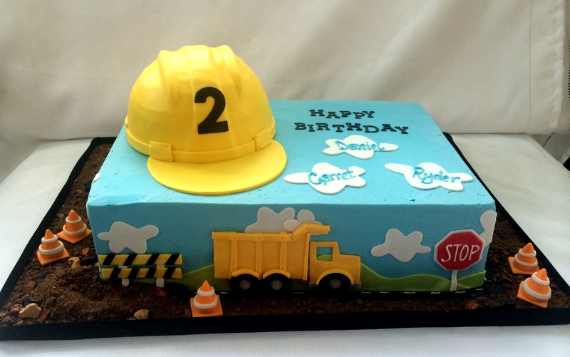 Construction Birthday Sheet Cake