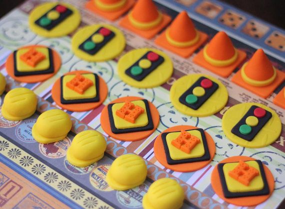 Construction Themed Cupcake Toppers