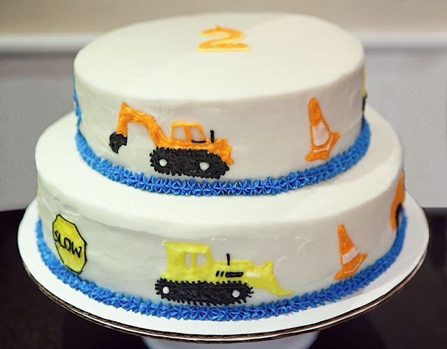 Construction Zone Cake