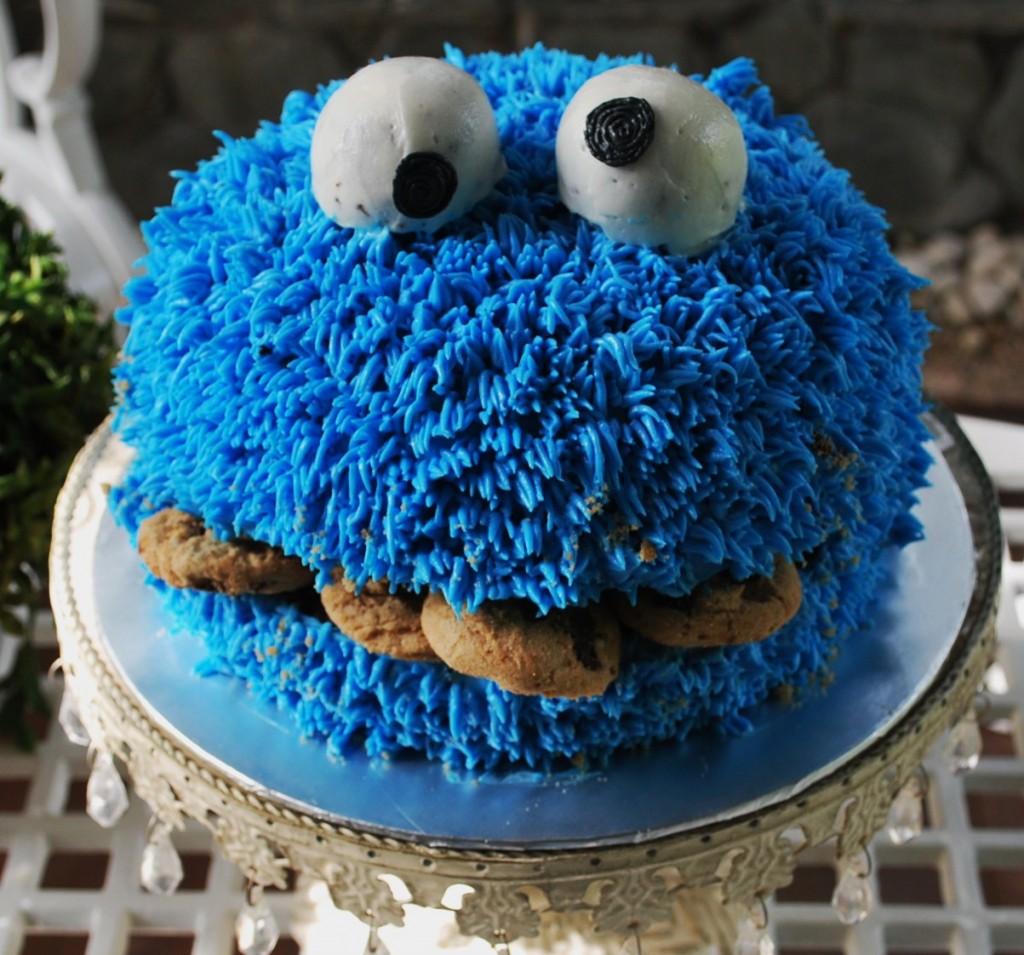 Cookie Monster Cake Cookie Monster Cake