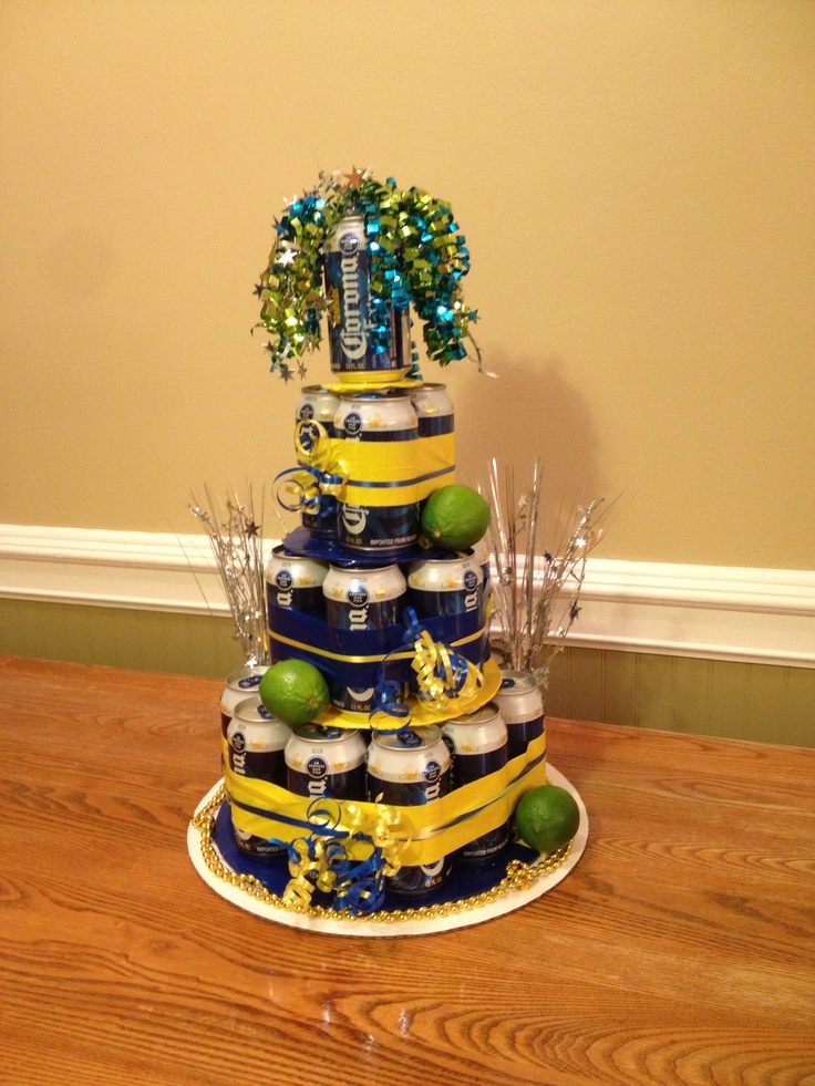 Corona Beer Birthday Cake