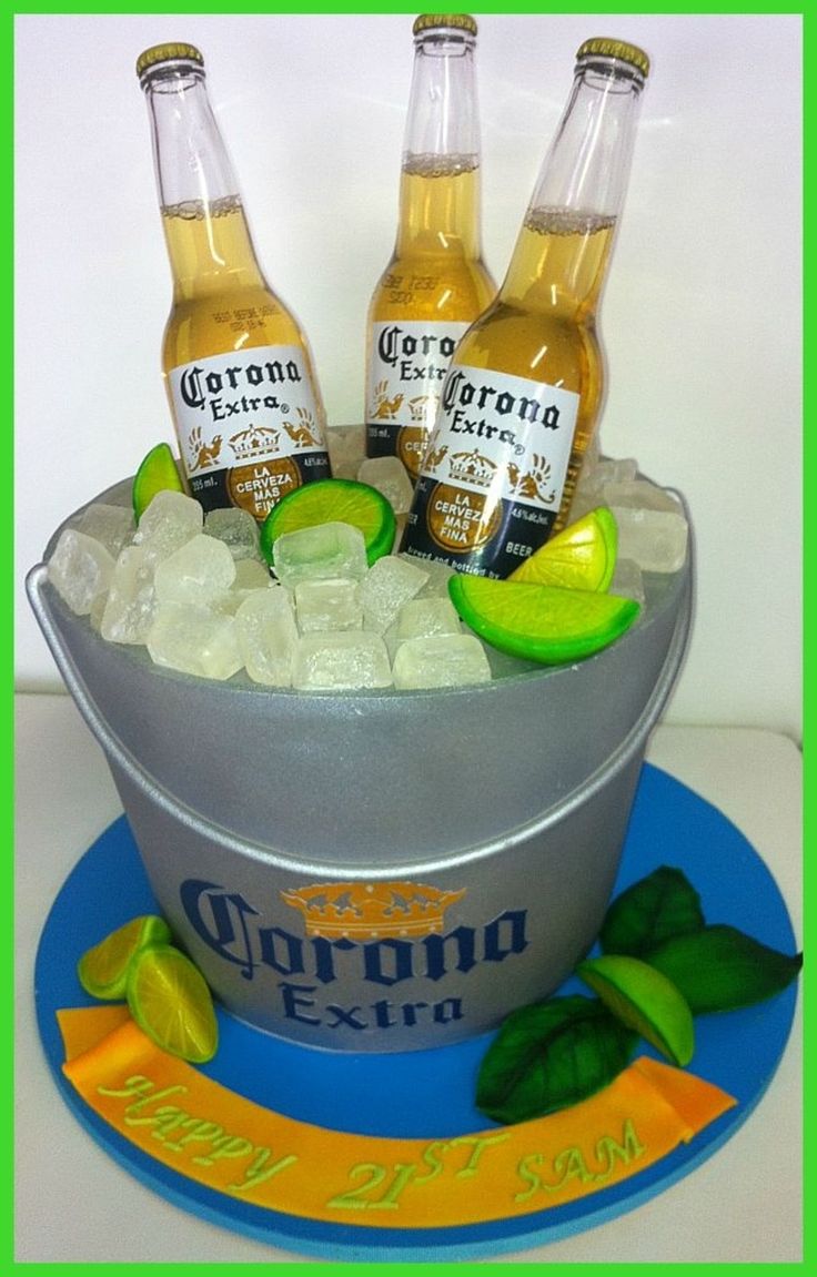Corona Beer Happy Birthday Cake Corona Beer Happy Birthday Cake
