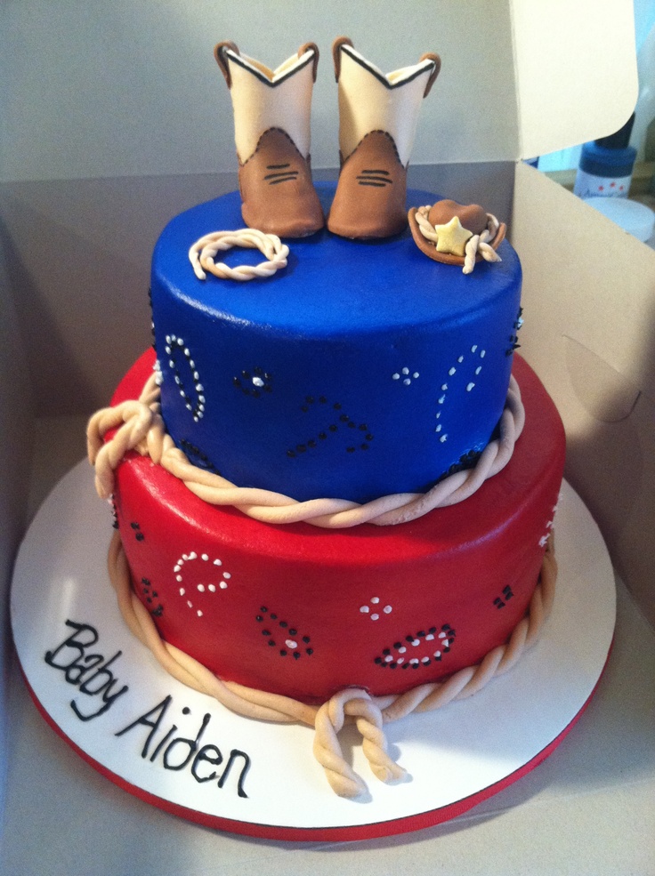 Cowboy Baby Shower Cake Cowboy Baby Shower Cake