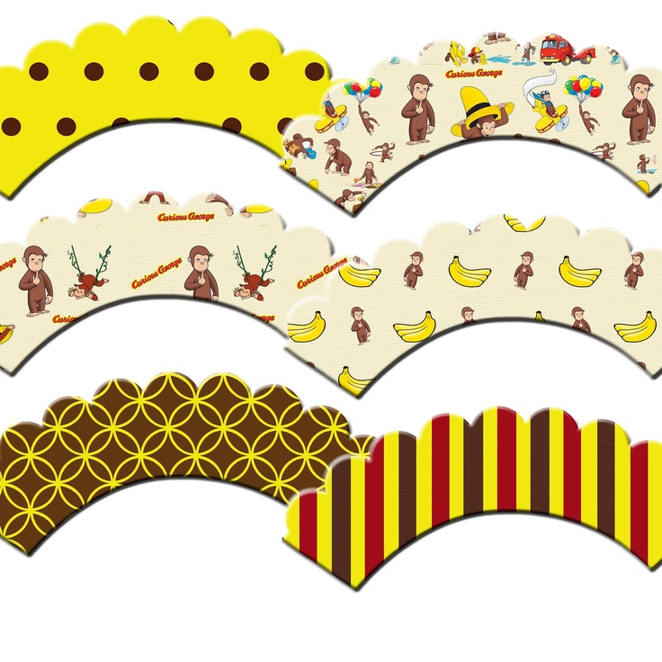 Curious George Cupcake Wrapper