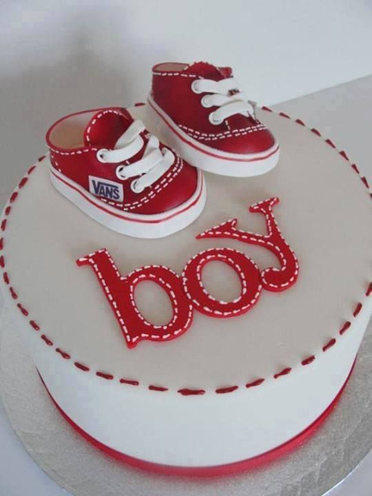 Cute Baby Boy Shower Cake