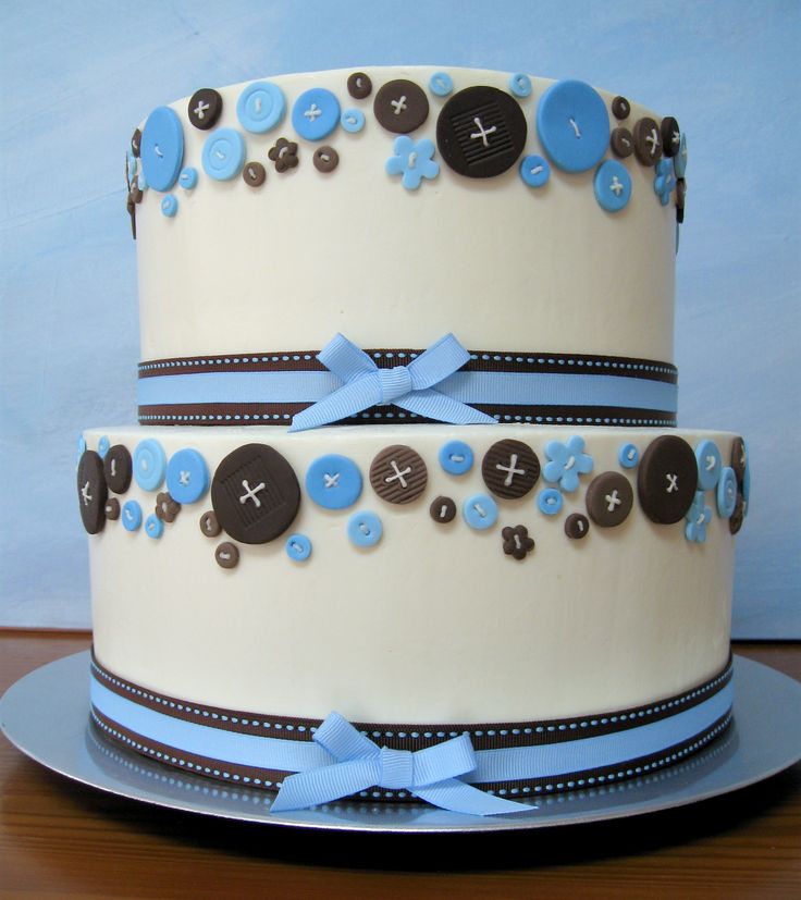 Cute Baby Boy Shower Cake