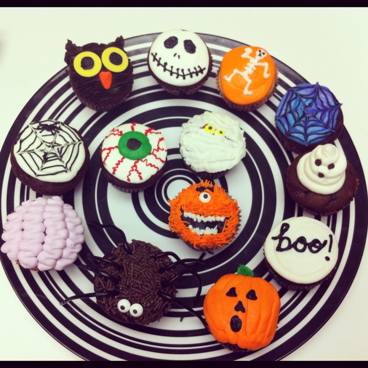 Cute Halloween Cupcakes