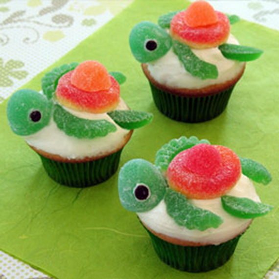 Cute Turtle Cupcakes
