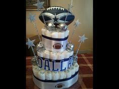 Dallas Cowboys Baby Shower Cake Dallas Cowboys Baby Shower Cake