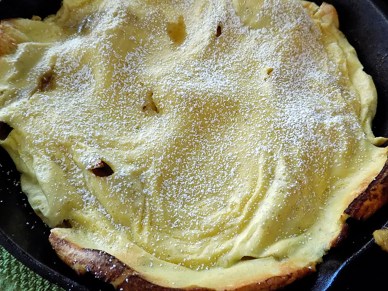 Dutch Apple Pancakes Cast Iron