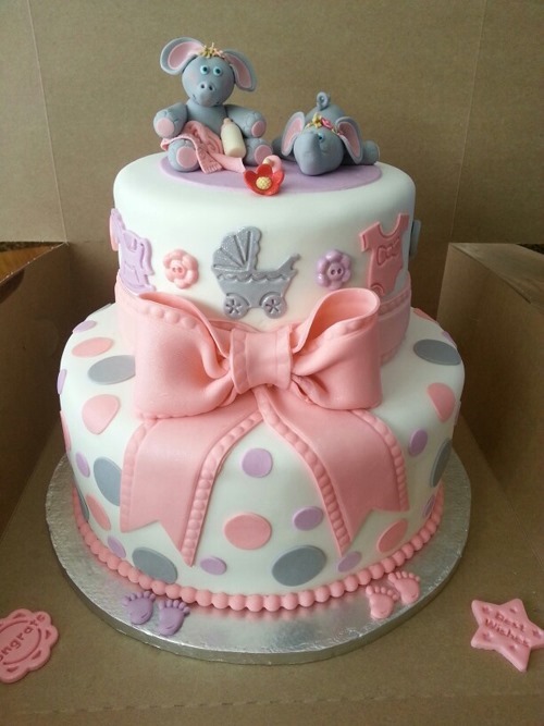 Elephant Baby Shower Cake Elephant Baby Shower Cake