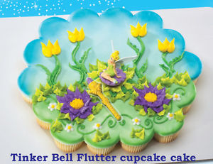 Fairy Tinkerbell Cupcake Cake