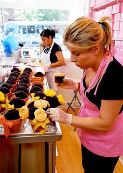 Flower Pot Cupcakes