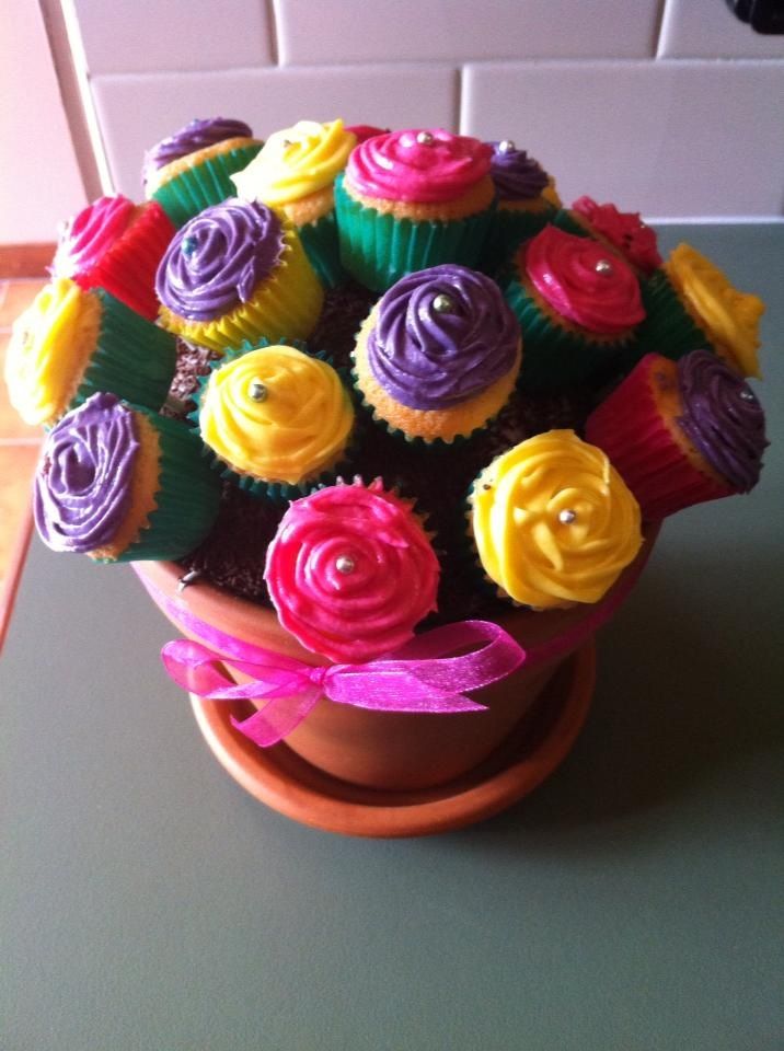 Flower Pot Cupcakes