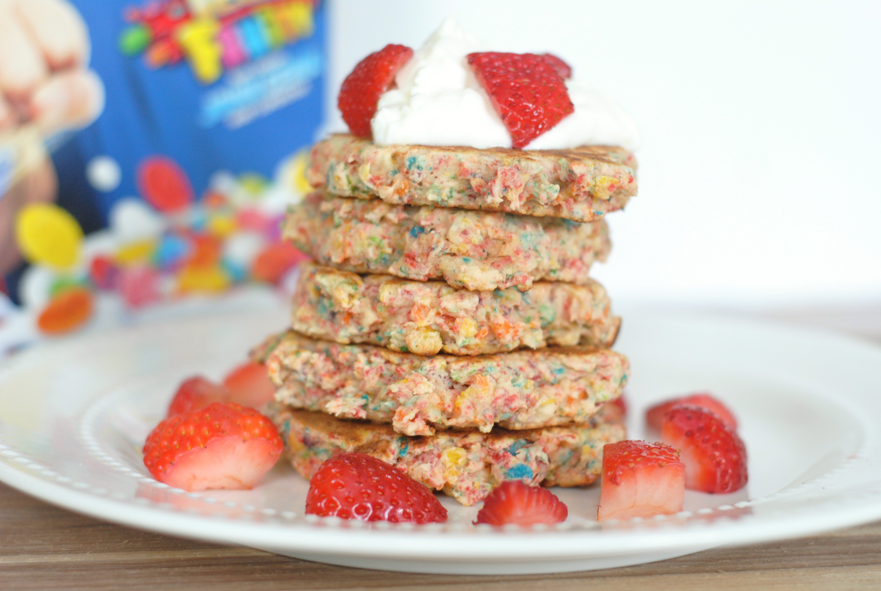 Fruity Pebble Pancake