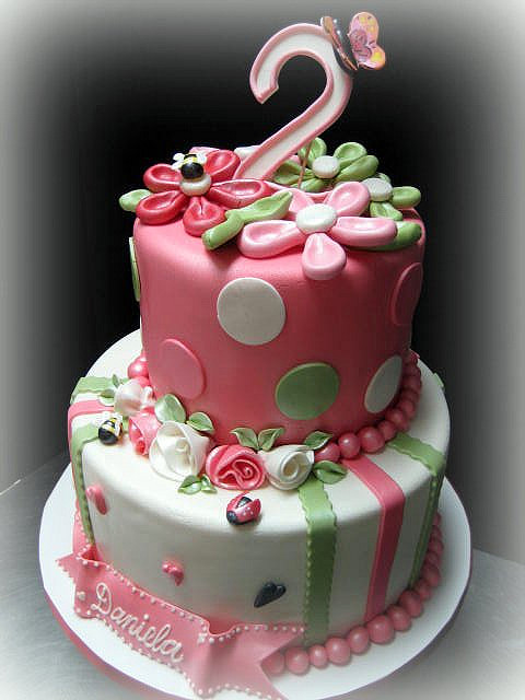 Girl 2nd Birthday Cake