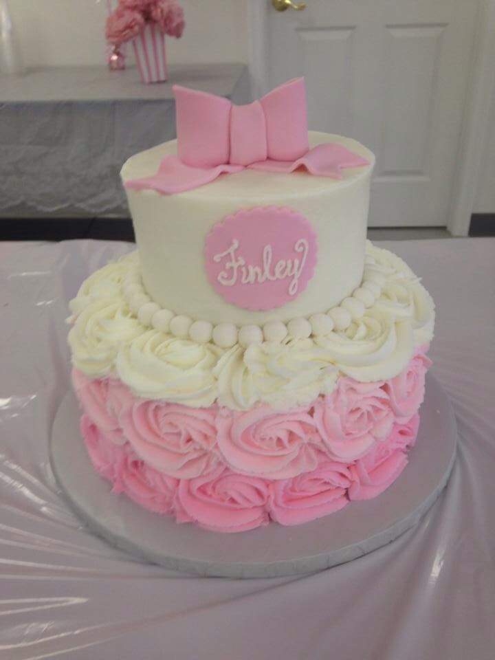 Girl Baby Shower Cake Idea Girl Baby Shower Cake Idea