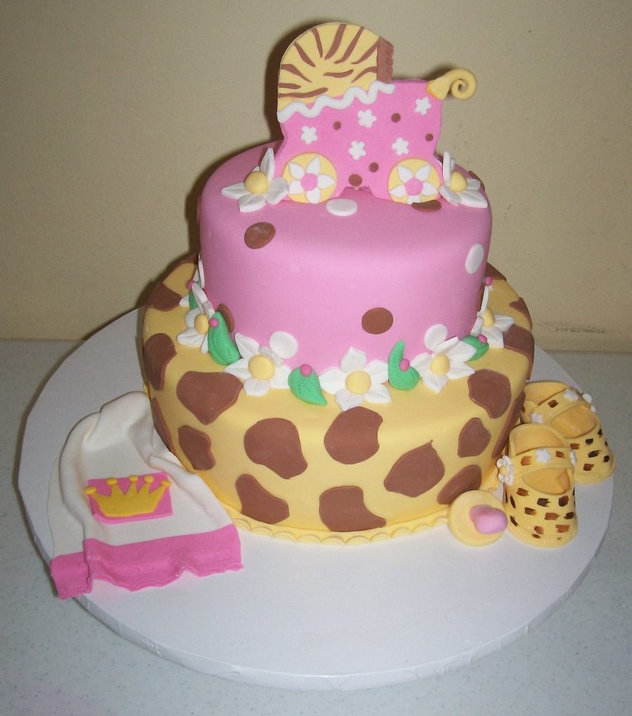 Girl Baby Shower Cake Girl Baby Shower Cake