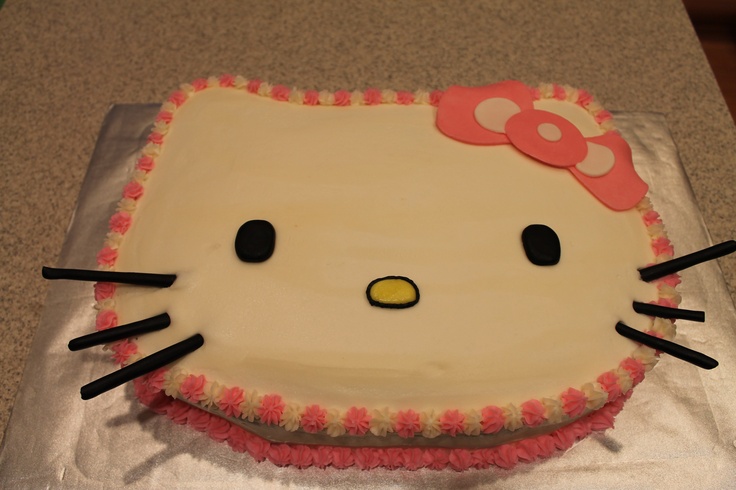 Girls Hello Kitty Birthday Cake