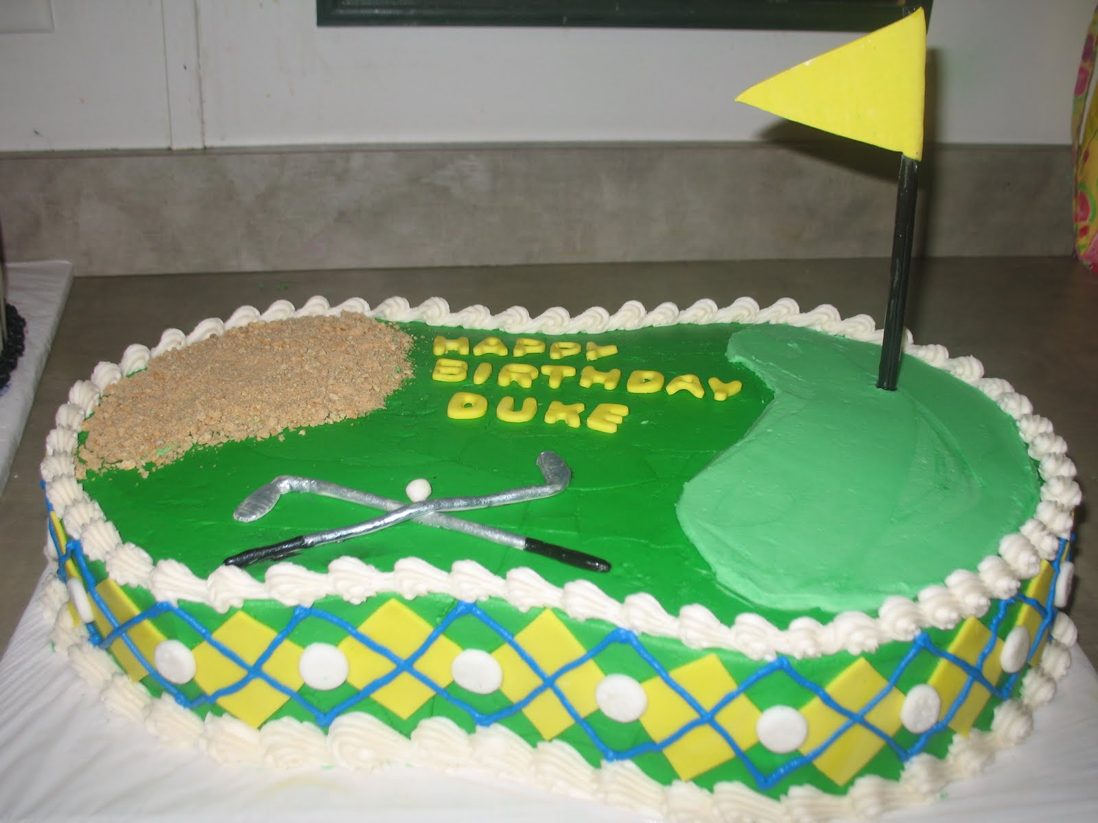 Golf Birthday Cake Ideas