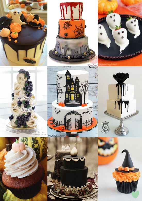 Halloween Wedding Cake