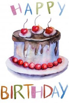 Happy Birthday Illustration